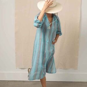 Virginia Johnson blue dress size L